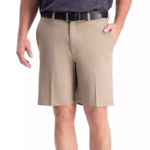 Men's Haggar Cool 18 Pro Khaki/Tan Shorts Sz 44 NWT